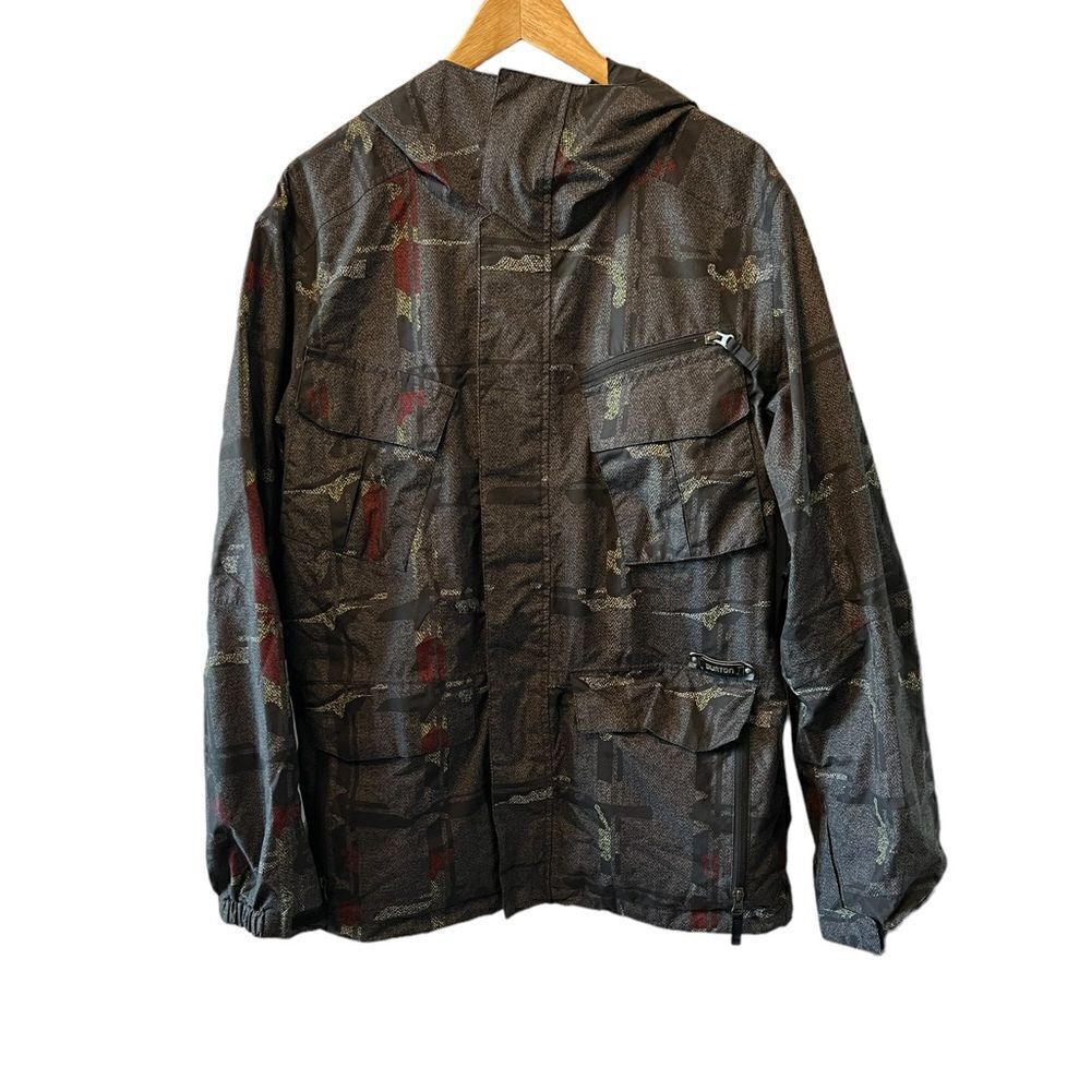 BURTON DryRide Grey Multi Pocket Snowboarding Ski Winter Jacket Coat M